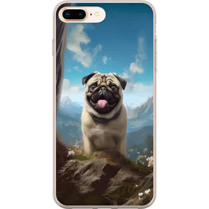 Mobilcover til Apple iPhone 7 Plus med Glad Hund motiv i gruppen SMARTPHONES & TABLETS / Mobil Beskyttelse / Apple / iPhone 7 Plus hos TP E-commerce Nordic AB (A51476)