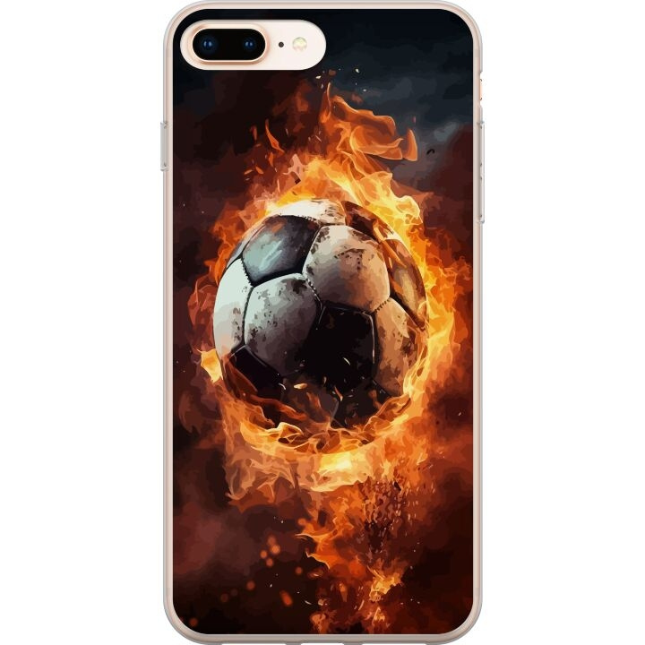 Mobilcover til Apple iPhone 7 Plus med Fodbold motiv i gruppen SMARTPHONES & TABLETS / Mobil Beskyttelse / Apple / iPhone 7 Plus hos TP E-commerce Nordic AB (A51479)