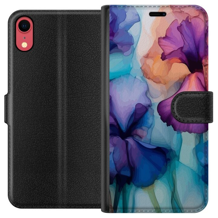 Tegnebogsetui til Apple iPhone XR med Magiske blomster motiv i gruppen SMARTPHONES & TABLETS / Mobil Beskyttelse / Apple / iPhone XR hos TP E-commerce Nordic AB (A51812)