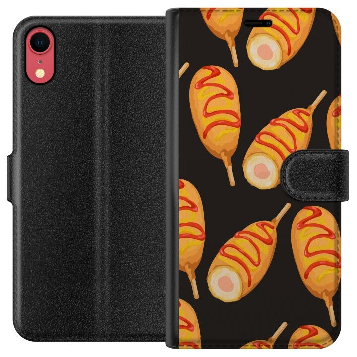 Tegnebogsetui til Apple iPhone XR med Kyllingedrumstick motiv i gruppen SMARTPHONES & TABLETS / Mobil Beskyttelse / Apple / iPhone XR hos TP E-commerce Nordic AB (A51818)