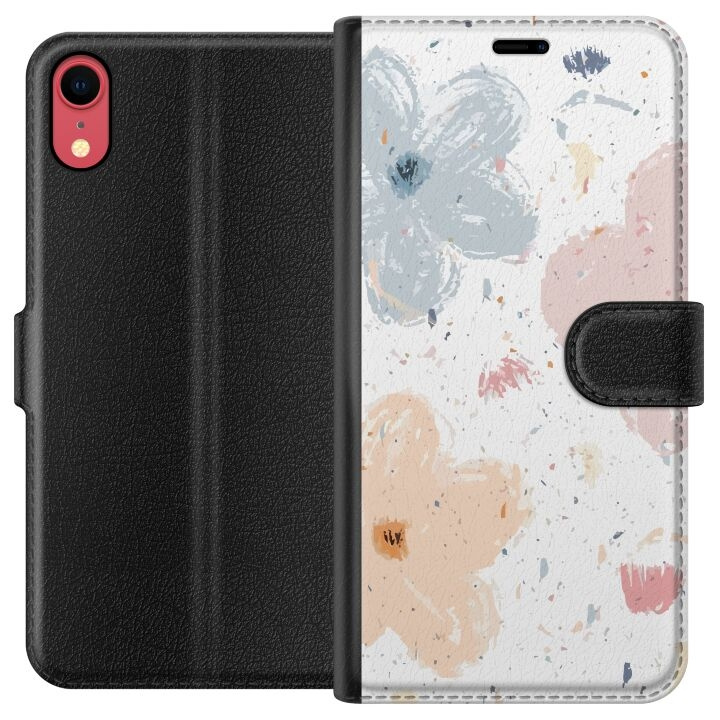 Tegnebogsetui til Apple iPhone XR med Blomster motiv i gruppen SMARTPHONES & TABLETS / Mobil Beskyttelse / Apple / iPhone XR hos TP E-commerce Nordic AB (A51821)