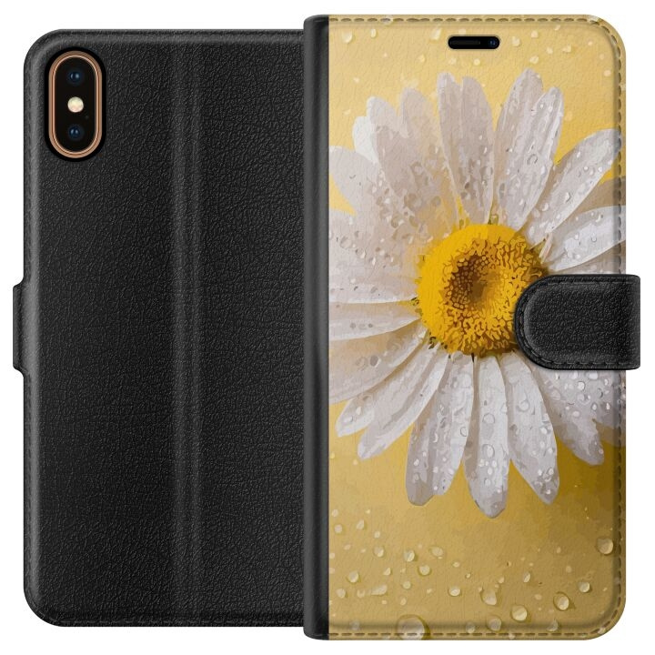 Tegnebogsetui til Apple iPhone XS med Porcelænsblomst motiv i gruppen SMARTPHONES & TABLETS / Mobil Beskyttelse / Apple / iPhone X/XS hos TP E-commerce Nordic AB (A51863)