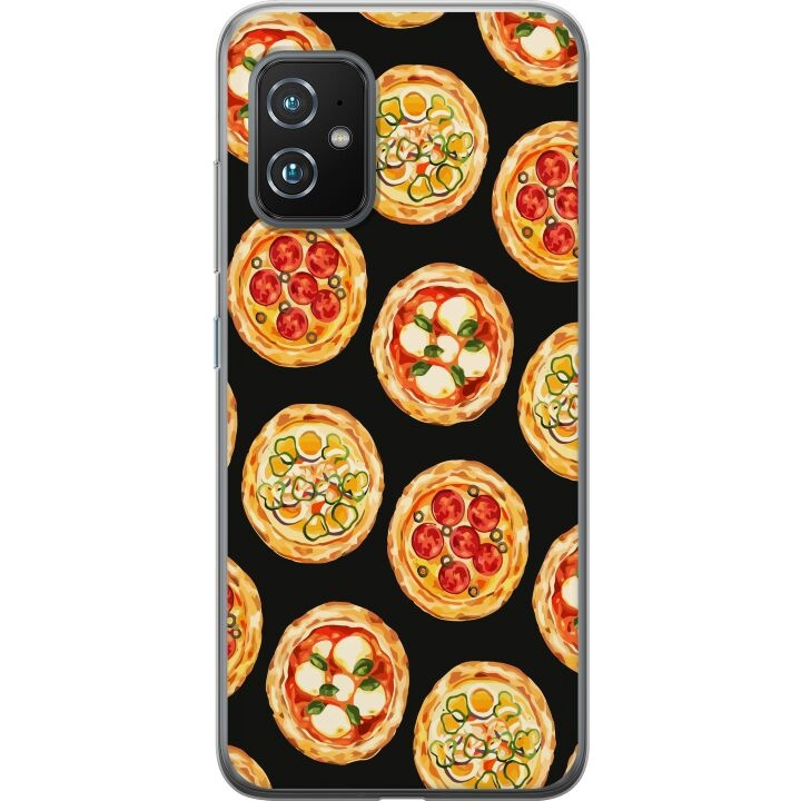 Mobilcover til Asus Zenfone 8 med Pizza motiv i gruppen SMARTPHONES & TABLETS / Mobil Beskyttelse / Asus hos TP E-commerce Nordic AB (A52038)