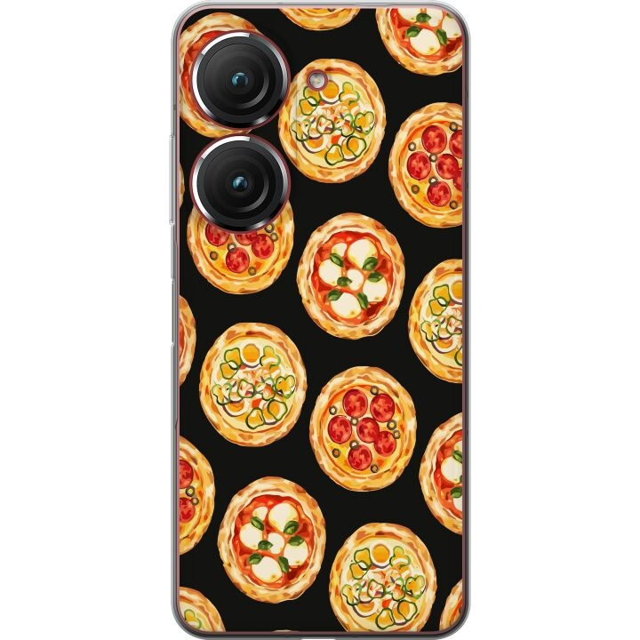 Mobilcover til Asus Zenfone 9 med Pizza motiv i gruppen SMARTPHONES & TABLETS / Mobil Beskyttelse / Asus hos TP E-commerce Nordic AB (A52065)