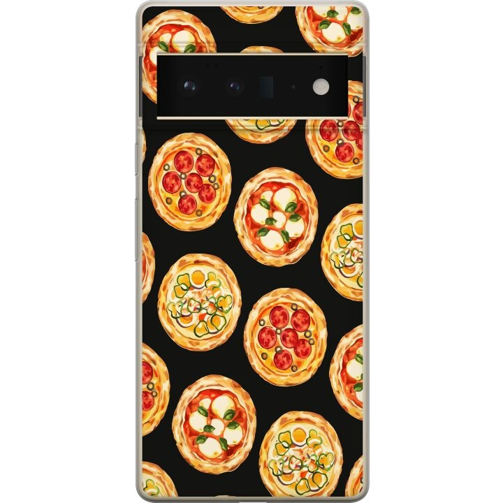 Mobilcover til Google Pixel 6 Pro med Pizza motiv i gruppen SMARTPHONES & TABLETS / Mobil Beskyttelse / Google hos TP E-commerce Nordic AB (A52173)