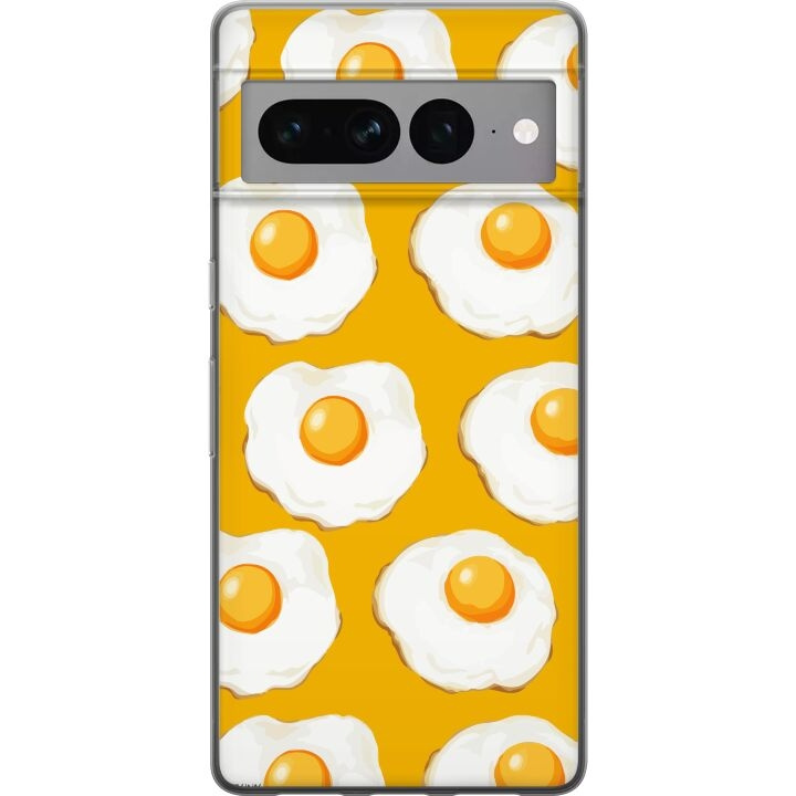 Mobilcover til Google Pixel 7 Pro med Stegt æg motiv i gruppen SMARTPHONES & TABLETS / Mobil Beskyttelse / Google hos TP E-commerce Nordic AB (A52270)