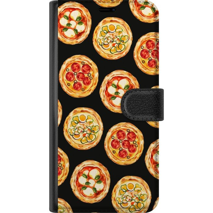 Tegnebogsetui til Google Pixel 8a med Pizza motiv i gruppen SMARTPHONES & TABLETS / Mobil Beskyttelse / Google hos TP E-commerce Nordic AB (A52335)