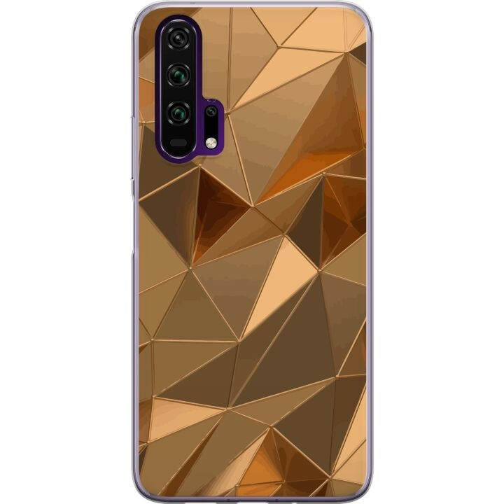 Mobilcover til Honor 20 Pro med 3D Guld motiv i gruppen SMARTPHONES & TABLETS / Mobil Beskyttelse / Huawei/Honori hos TP E-commerce Nordic AB (A52400)