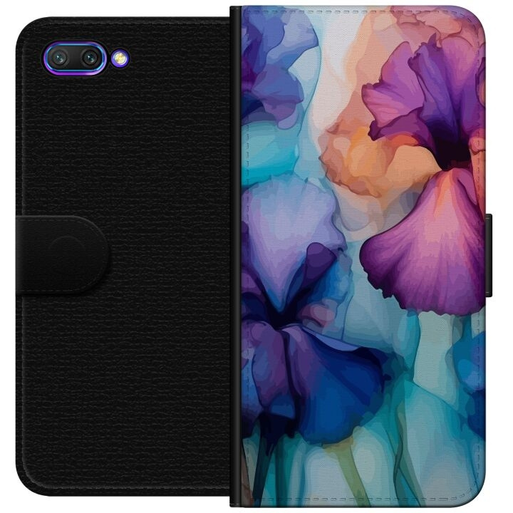 Tegnebogsetui til Honor 10 med Magiske blomster motiv i gruppen SMARTPHONES & TABLETS / Mobil Beskyttelse / Huawei/Honori hos TP E-commerce Nordic AB (A52568)