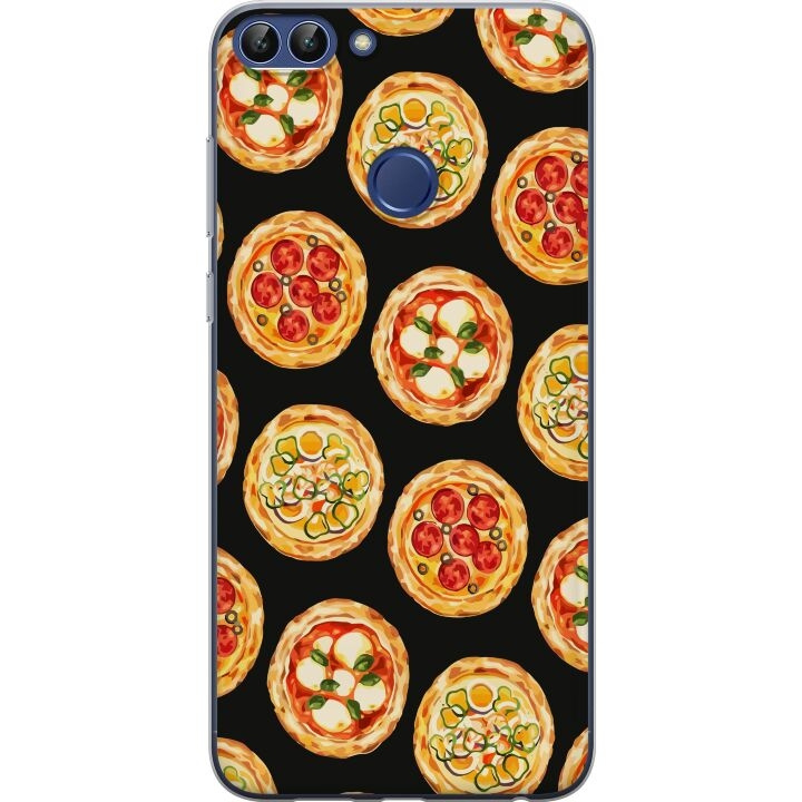 Mobilcover til Huawei P smart med Pizza motiv i gruppen SMARTPHONES & TABLETS / Mobil Beskyttelse / Huawei/Honori hos TP E-commerce Nordic AB (A52659)