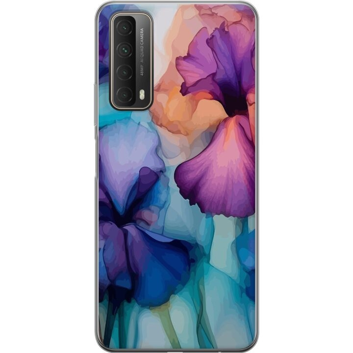 Mobilcover til Huawei P smart 2021 med Magiske blomster motiv i gruppen SMARTPHONES & TABLETS / Mobil Beskyttelse / Huawei/Honori hos TP E-commerce Nordic AB (A52703)