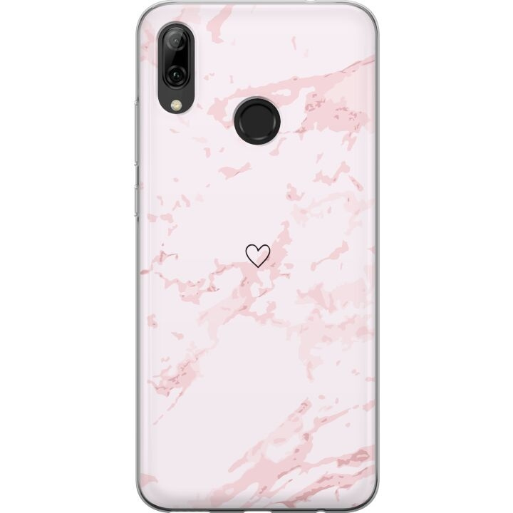 Mobilcover til Huawei P smart 2019 med Rosa Hjerte motiv i gruppen SMARTPHONES & TABLETS / Mobil Beskyttelse / Huawei/Honori hos TP E-commerce Nordic AB (A52777)