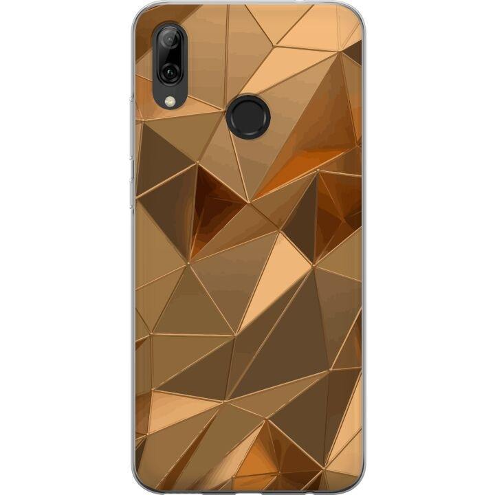 Mobilcover til Huawei P smart 2019 med 3D Guld motiv i gruppen SMARTPHONES & TABLETS / Mobil Beskyttelse / Huawei/Honori hos TP E-commerce Nordic AB (A52778)