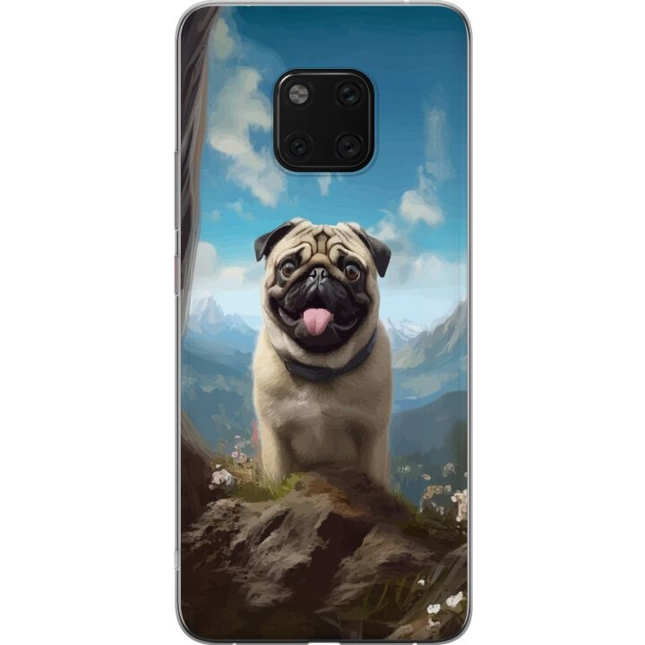 Mobilcover til Huawei Mate 20 Pro med Glad Hund motiv i gruppen SMARTPHONES & TABLETS / Mobil Beskyttelse / Huawei/Honori hos TP E-commerce Nordic AB (A52853)