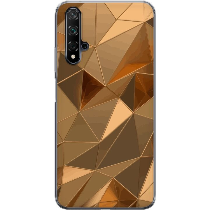 Mobilcover til Huawei nova 5T med 3D Guld motiv i gruppen SMARTPHONES & TABLETS / Mobil Beskyttelse / Huawei/Honori hos TP E-commerce Nordic AB (A52940)