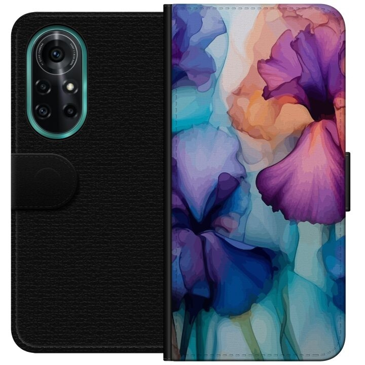 Tegnebogsetui til Huawei nova 8 Pro med Magiske blomster motiv i gruppen SMARTPHONES & TABLETS / Mobil Beskyttelse / Huawei/Honori hos TP E-commerce Nordic AB (A52946)