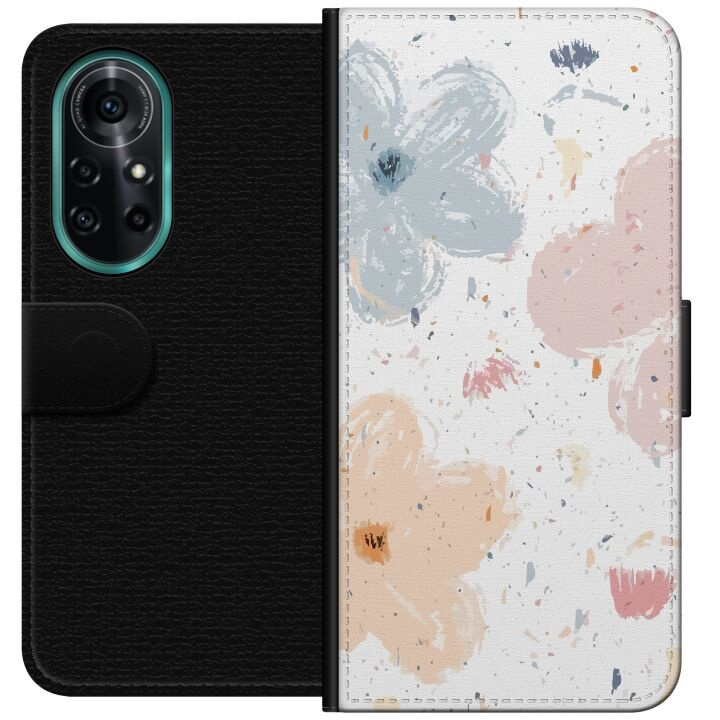 Tegnebogsetui til Huawei nova 8 Pro med Blomster motiv i gruppen SMARTPHONES & TABLETS / Mobil Beskyttelse / Huawei/Honori hos TP E-commerce Nordic AB (A52955)