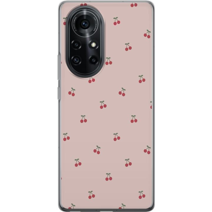 Mobilcover til Huawei nova 8 Pro med Kirsebær motiv i gruppen SMARTPHONES & TABLETS / Mobil Beskyttelse / Huawei/Honori hos TP E-commerce Nordic AB (A52977)