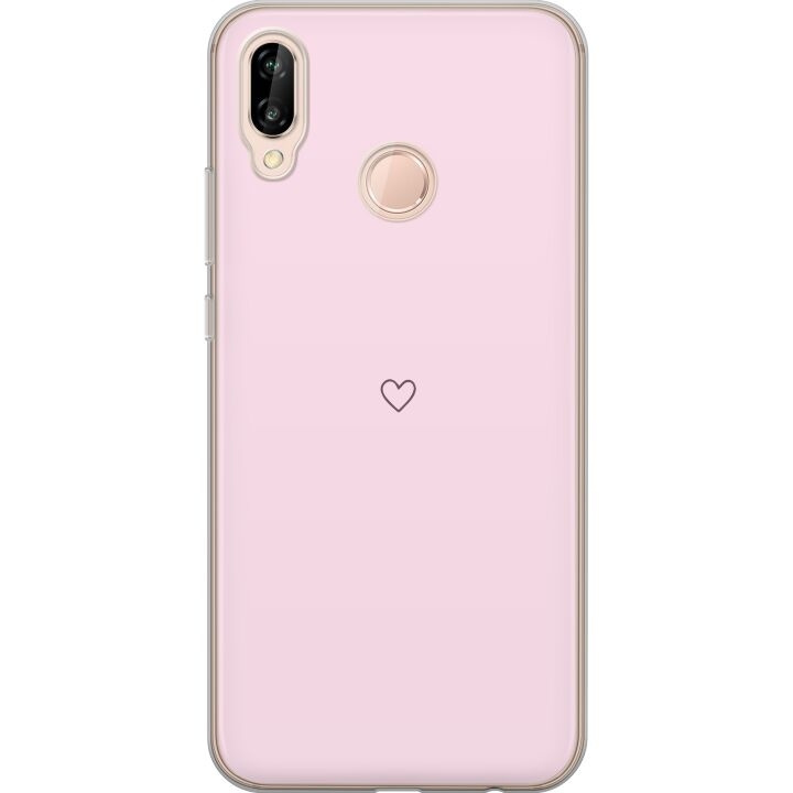 Mobilcover til Huawei P20 lite med Hjerte motiv i gruppen SMARTPHONES & TABLETS / Mobil Beskyttelse / Huawei/Honori hos TP E-commerce Nordic AB (A53097)