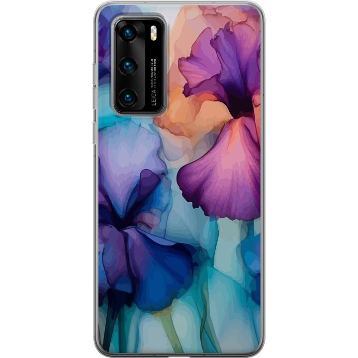 Mobilcover til Huawei P40 med Magiske blomster motiv i gruppen SMARTPHONES & TABLETS / Mobil Beskyttelse / Huawei/Honori hos TP E-commerce Nordic AB (A53351)