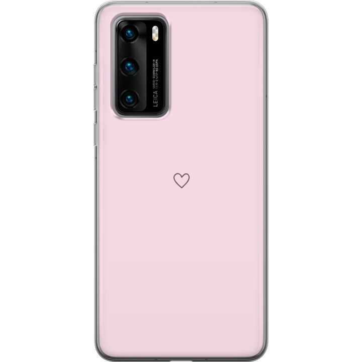 Mobilcover til Huawei P40 med Hjerte motiv i gruppen SMARTPHONES & TABLETS / Mobil Beskyttelse / Huawei/Honori hos TP E-commerce Nordic AB (A53367)