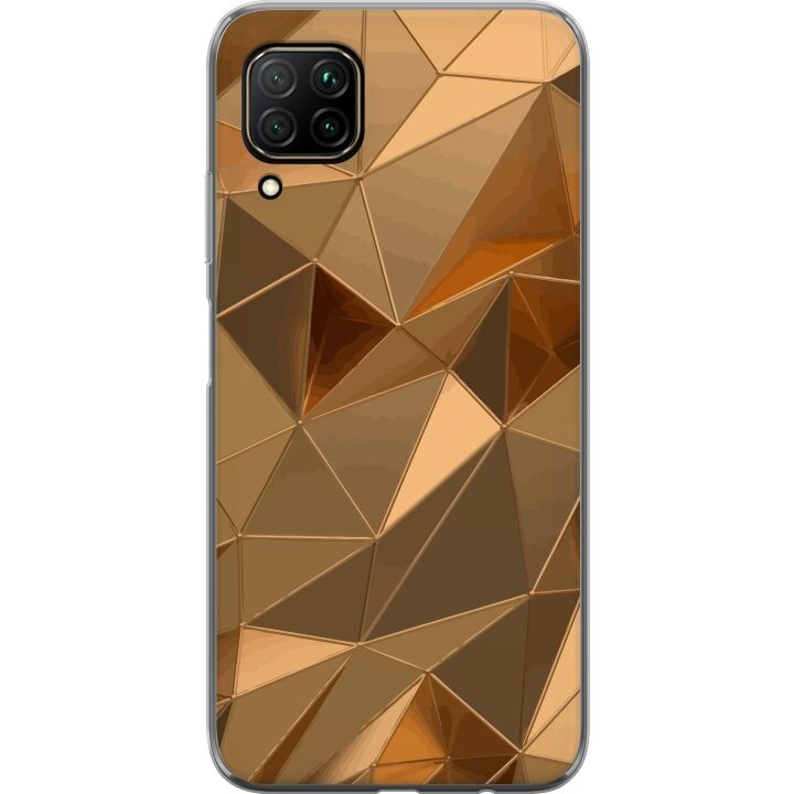 Mobilcover til Huawei P40 lite med 3D Guld motiv i gruppen SMARTPHONES & TABLETS / Mobil Beskyttelse / Huawei/Honori hos TP E-commerce Nordic AB (A53426)