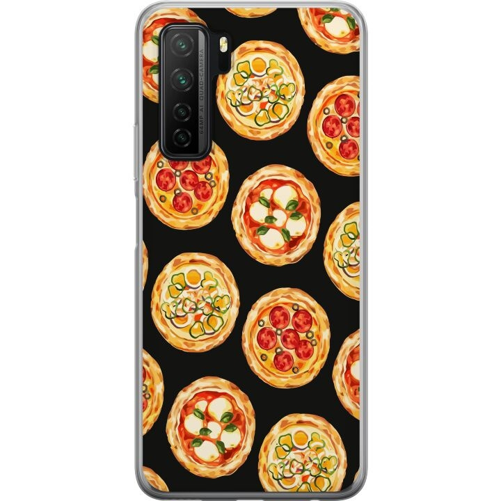 Mobilcover til Huawei P40 lite 5G med Pizza motiv i gruppen SMARTPHONES & TABLETS / Mobil Beskyttelse / Huawei/Honori hos TP E-commerce Nordic AB (A53442)