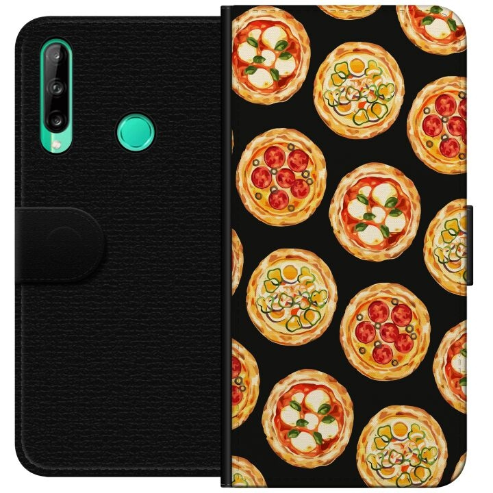 Tegnebogsetui til Huawei P40 lite E med Pizza motiv i gruppen SMARTPHONES & TABLETS / Mobil Beskyttelse / Huawei/Honori hos TP E-commerce Nordic AB (A53469)