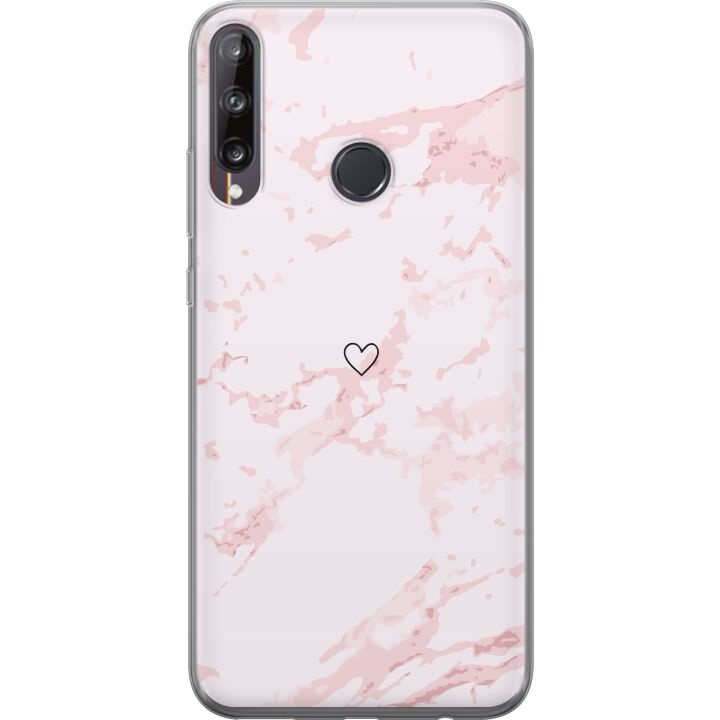 Mobilcover til Huawei P40 lite E med Rosa Hjerte motiv i gruppen SMARTPHONES & TABLETS / Mobil Beskyttelse / Huawei/Honori hos TP E-commerce Nordic AB (A53506)