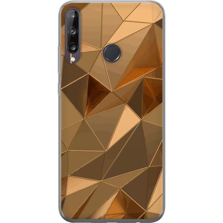 Mobilcover til Huawei P40 lite E med 3D Guld motiv i gruppen SMARTPHONES & TABLETS / Mobil Beskyttelse / Huawei/Honori hos TP E-commerce Nordic AB (A53507)