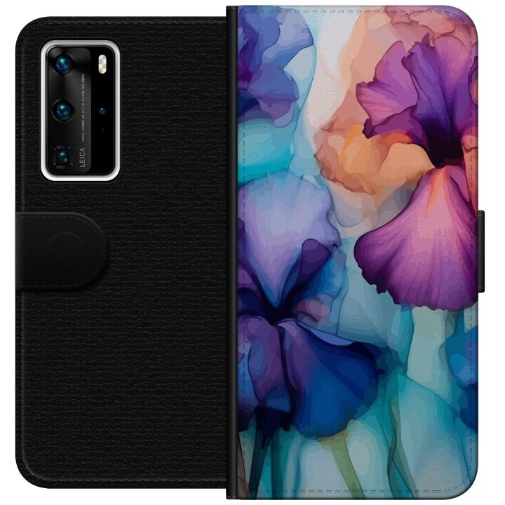 Tegnebogsetui til Huawei P40 Pro med Magiske blomster motiv i gruppen SMARTPHONES & TABLETS / Mobil Beskyttelse / Huawei/Honori hos TP E-commerce Nordic AB (A53513)