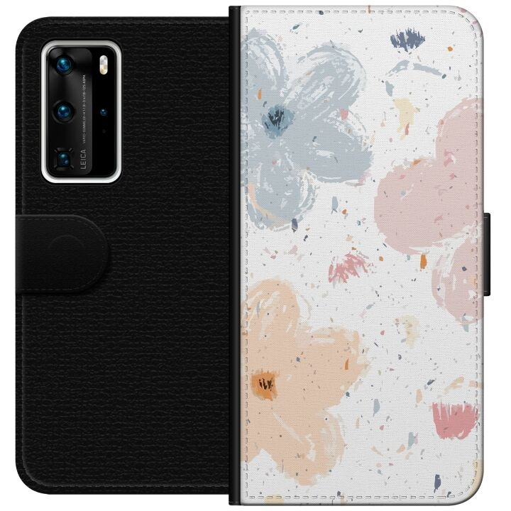 Tegnebogsetui til Huawei P40 Pro med Blomster motiv i gruppen SMARTPHONES & TABLETS / Mobil Beskyttelse / Huawei/Honori hos TP E-commerce Nordic AB (A53522)