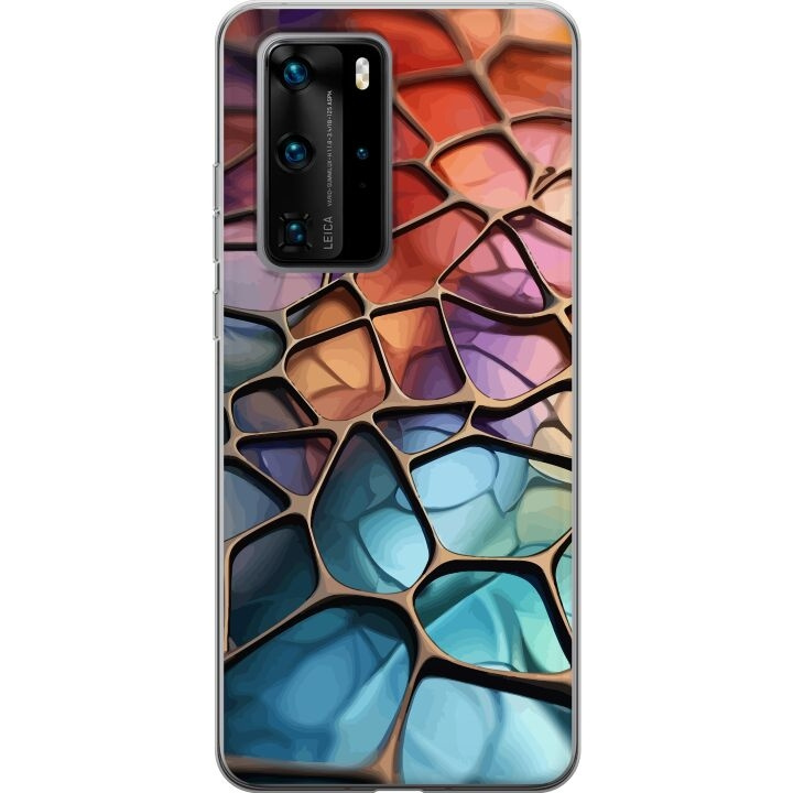 Mobilcover til Huawei P40 Pro med Metallict mønster motiv i gruppen SMARTPHONES & TABLETS / Mobil Beskyttelse / Huawei/Honori hos TP E-commerce Nordic AB (A53547)