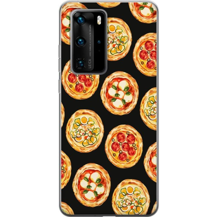 Mobilcover til Huawei P40 Pro med Pizza motiv i gruppen SMARTPHONES & TABLETS / Mobil Beskyttelse / Huawei/Honori hos TP E-commerce Nordic AB (A53550)