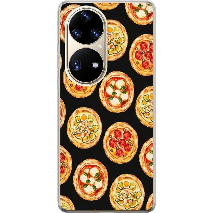 Mobilcover til Huawei P50 Pro med Pizza motiv i gruppen SMARTPHONES & TABLETS / Mobil Beskyttelse / Huawei/Honori hos TP E-commerce Nordic AB (A53577)