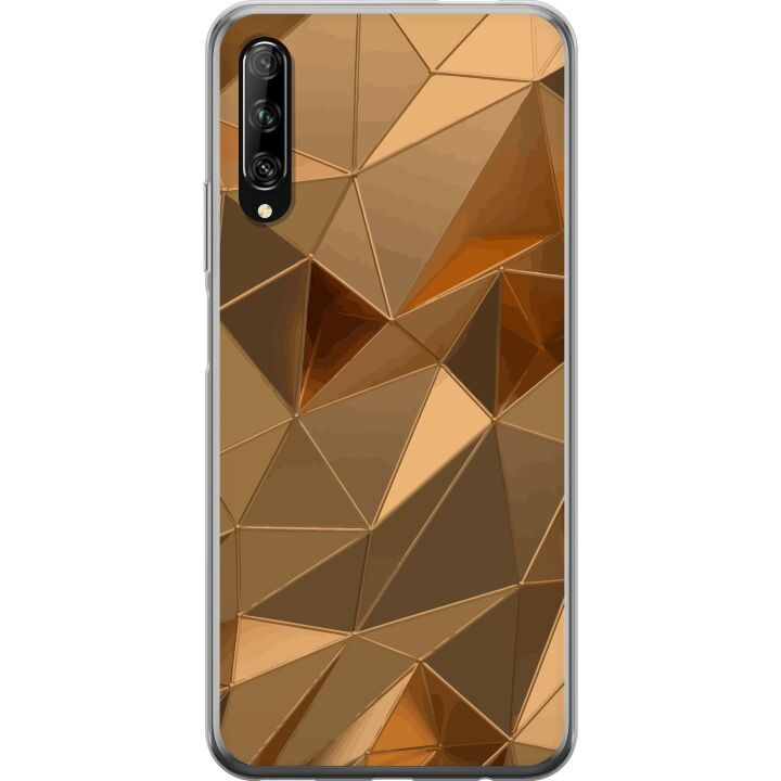 Mobilcover til Huawei P smart Pro 2019 med 3D Guld motiv i gruppen SMARTPHONES & TABLETS / Mobil Beskyttelse / Huawei/Honori hos TP E-commerce Nordic AB (A53641)