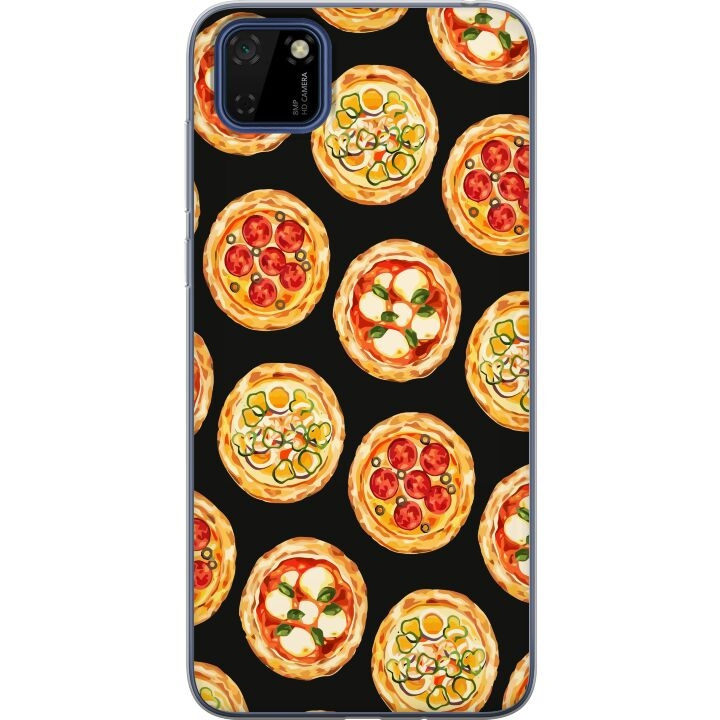 Mobilcover til Huawei Y5p med Pizza motiv i gruppen SMARTPHONES & TABLETS / Mobil Beskyttelse / Huawei/Honori hos TP E-commerce Nordic AB (A53710)