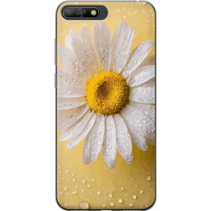 Mobilcover til Huawei Y6 (2018) med Porcelænsblomst motiv i gruppen SMARTPHONES & TABLETS / Mobil Beskyttelse / Huawei/Honori hos TP E-commerce Nordic AB (A53751)