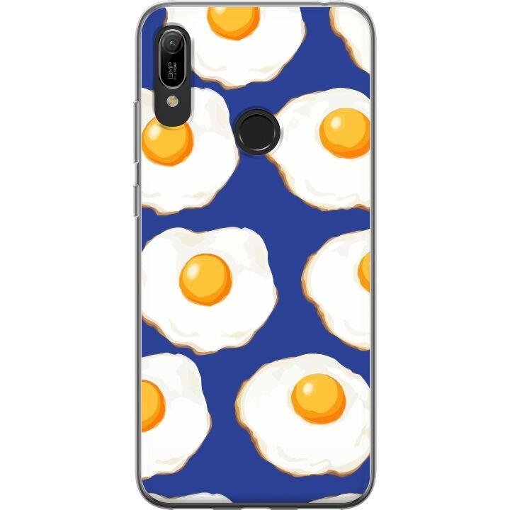 Mobilcover til Huawei Y6 (2019) med Stegte æg motiv i gruppen SMARTPHONES & TABLETS / Mobil Beskyttelse / Huawei/Honori hos TP E-commerce Nordic AB (A53810)