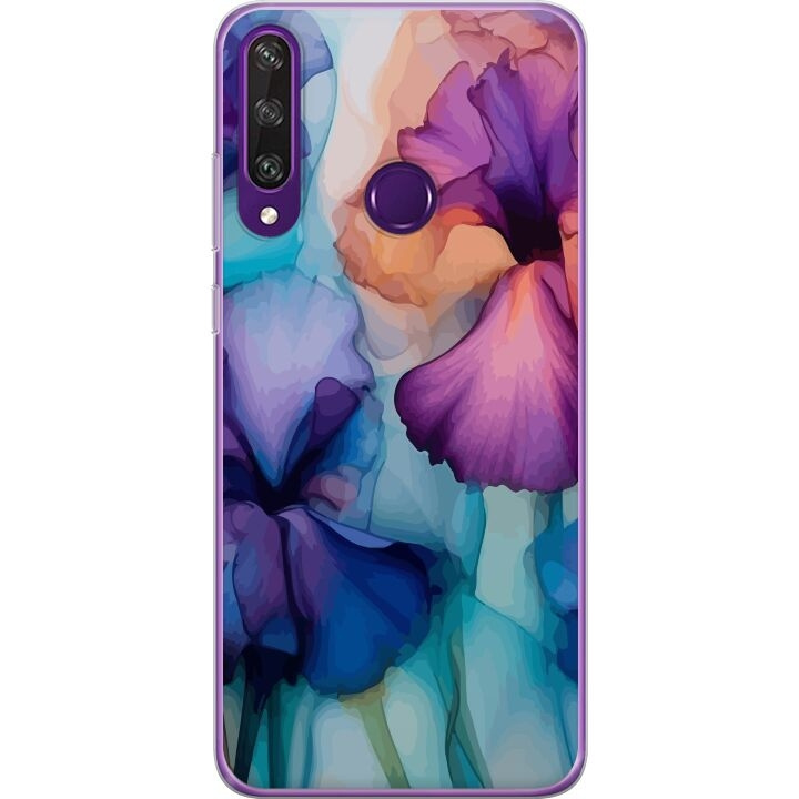 Mobilcover til Huawei Y6p med Magiske blomster motiv i gruppen SMARTPHONES & TABLETS / Mobil Beskyttelse / Huawei/Honori hos TP E-commerce Nordic AB (A53833)