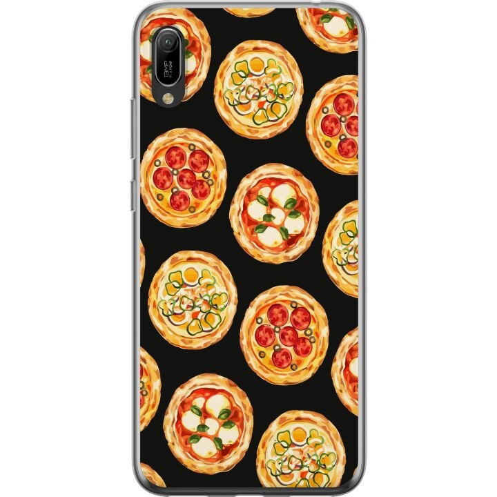 Mobilcover til Huawei Y6 Pro (2019) med Pizza motiv i gruppen SMARTPHONES & TABLETS / Mobil Beskyttelse / Huawei/Honori hos TP E-commerce Nordic AB (A53869)