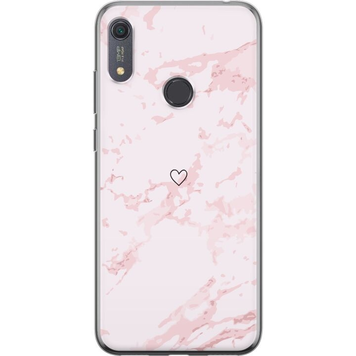 Mobilcover til Huawei Y6s (2019) med Rosa Hjerte motiv i gruppen SMARTPHONES & TABLETS / Mobil Beskyttelse / Huawei/Honori hos TP E-commerce Nordic AB (A53932)