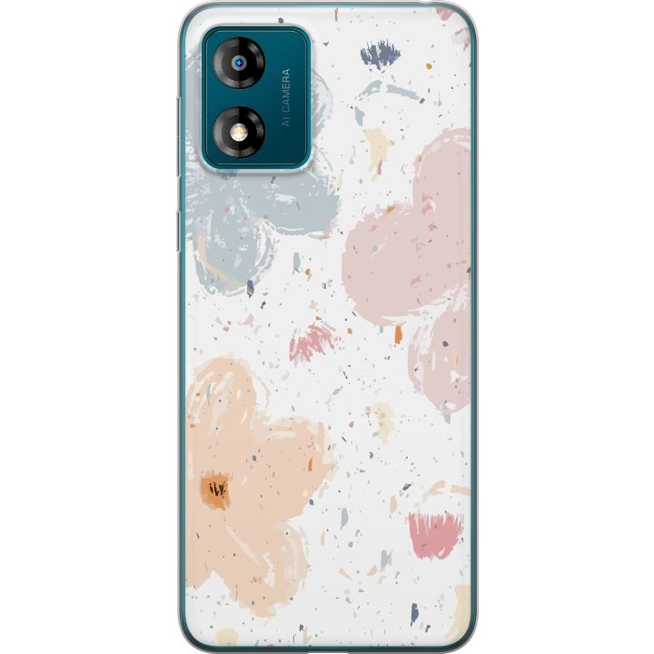 Mobilcover til Motorola Moto E13 med Blomster motiv i gruppen SMARTPHONES & TABLETS / Mobil Beskyttelse / Motorola hos TP E-commerce Nordic AB (A54002)