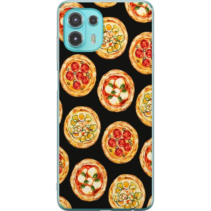 Mobilcover til Motorola Edge 20 Lite med Pizza motiv i gruppen SMARTPHONES & TABLETS / Mobil Beskyttelse / Motorola hos TP E-commerce Nordic AB (A54030)