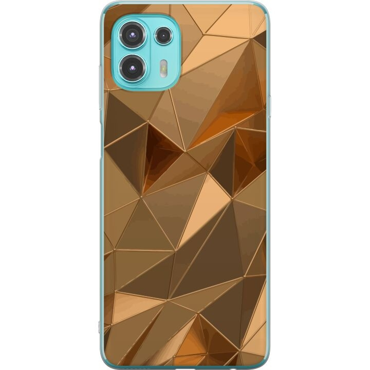 Mobilcover til Motorola Edge 20 Lite med 3D Guld motiv i gruppen SMARTPHONES & TABLETS / Mobil Beskyttelse / Motorola hos TP E-commerce Nordic AB (A54041)