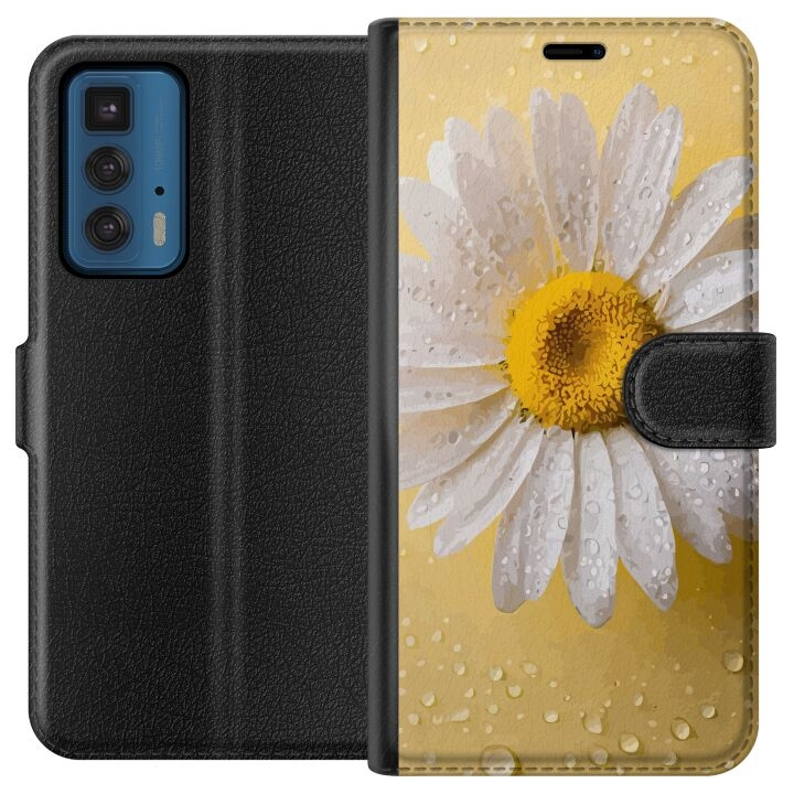 Tegnebogsetui til Motorola Edge 20 Pro med Porcelænsblomst motiv i gruppen SMARTPHONES & TABLETS / Mobil Beskyttelse / Motorola hos TP E-commerce Nordic AB (A54044)