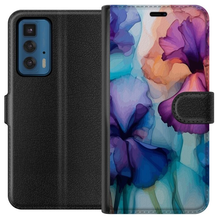 Tegnebogsetui til Motorola Edge 20 Pro med Magiske blomster motiv i gruppen SMARTPHONES & TABLETS / Mobil Beskyttelse / Motorola hos TP E-commerce Nordic AB (A54047)