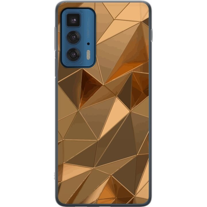 Mobilcover til Motorola Edge 20 Pro med 3D Guld motiv i gruppen SMARTPHONES & TABLETS / Mobil Beskyttelse / Motorola hos TP E-commerce Nordic AB (A54095)