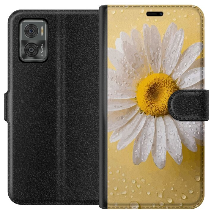 Tegnebogsetui til Motorola Moto E22i med Porcelænsblomst motiv i gruppen SMARTPHONES & TABLETS / Mobil Beskyttelse / Motorola hos TP E-commerce Nordic AB (A54125)