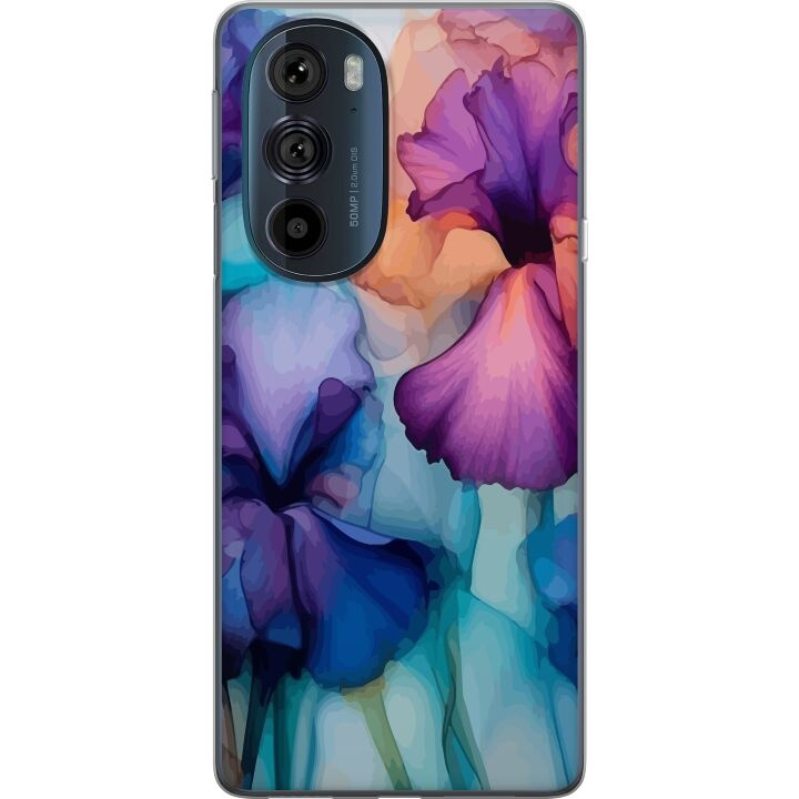 Mobilcover til Motorola Edge 30 Pro med Magiske blomster motiv i gruppen SMARTPHONES & TABLETS / Mobil Beskyttelse / Motorola hos TP E-commerce Nordic AB (A54182)